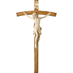 Cristo Pisa en cruz arqueada